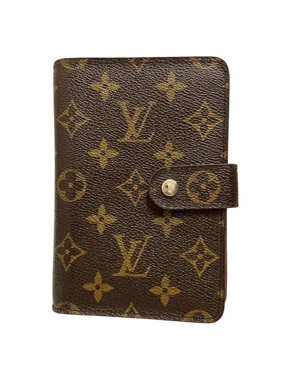 Louis Vuitton Porto Papier Zip Monogram Bifold Wallet Canvas
